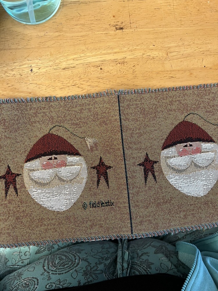 santa tapestry panels
