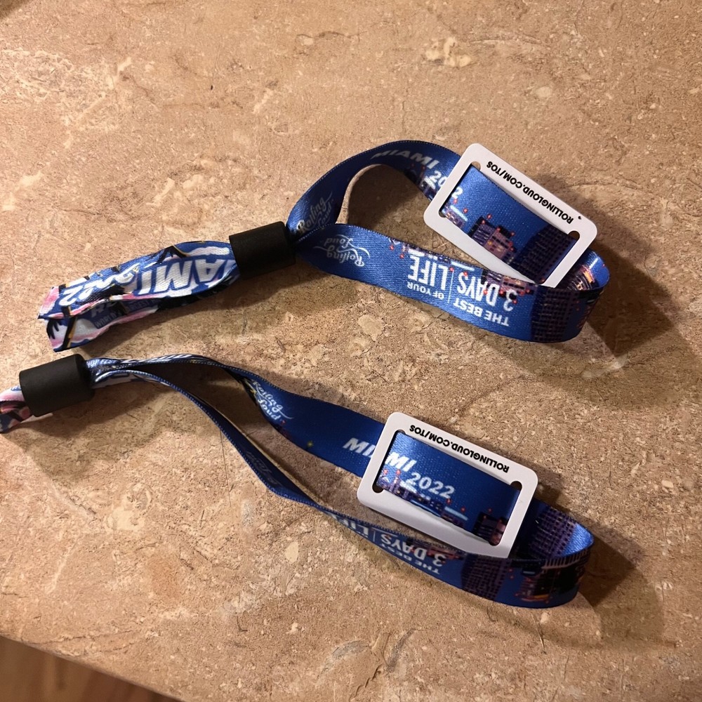 rolling loud tickets wrist bands 