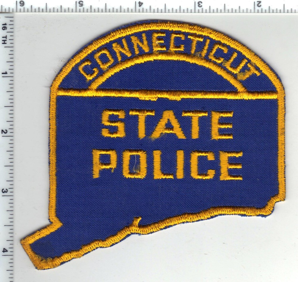 Connecticut State Police - 2nd Issue State Shape Patch - new