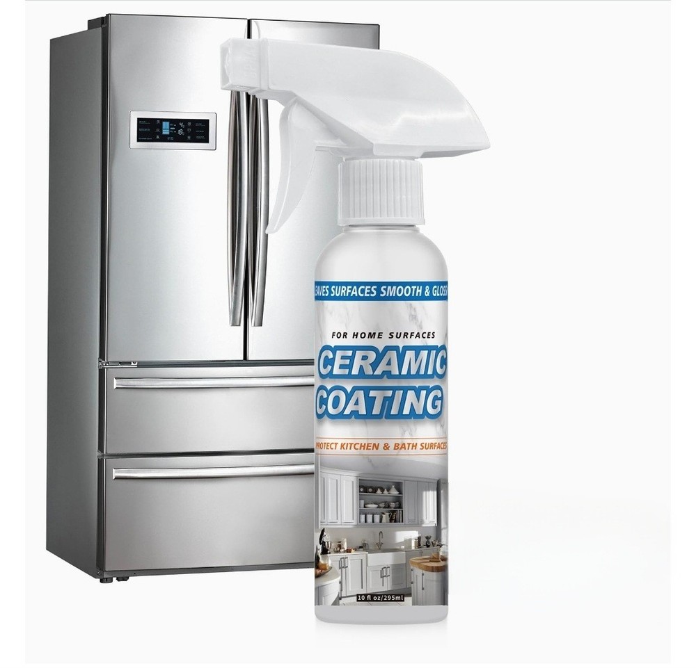 Ceramic Coating Spray Kit Seal & Protect Kitchen & Bath Surfaces 3 Bottles