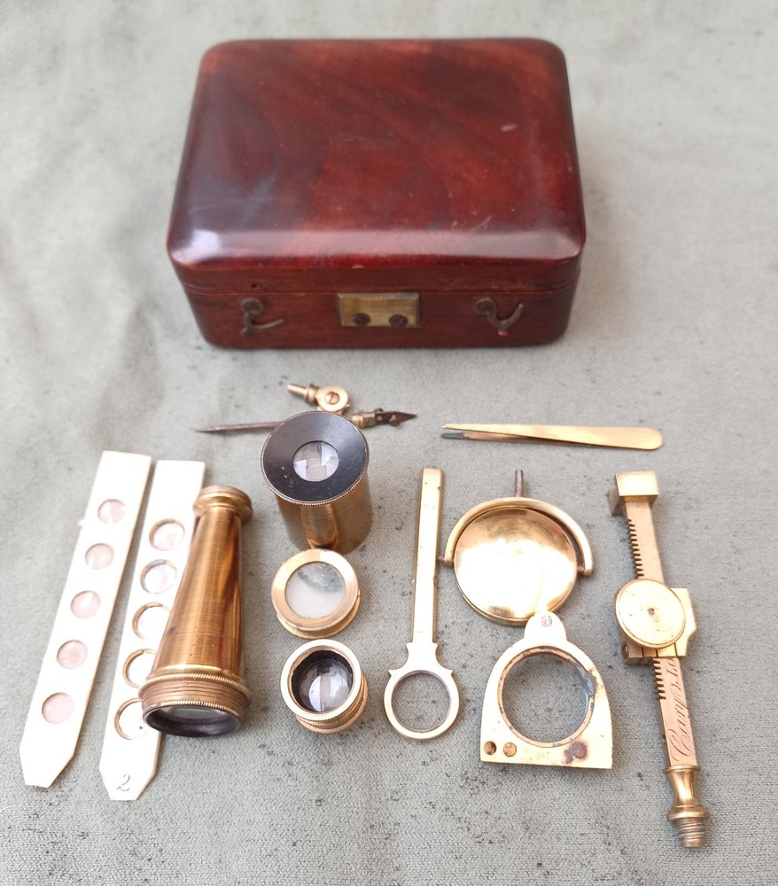 Rare Antique signed Cary’s pocket microscope, c 1830