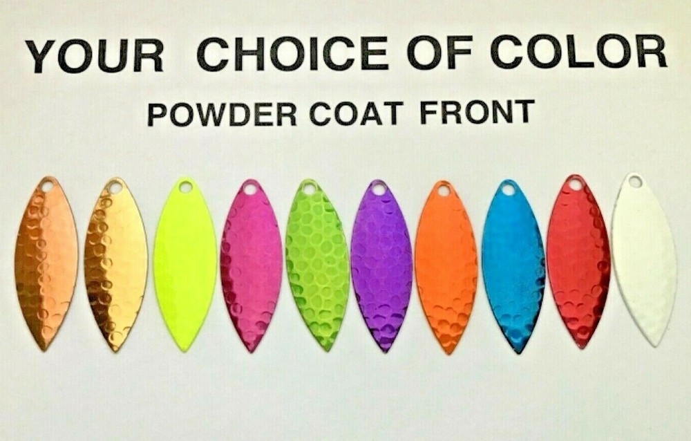 10 sz 3.5 Hammered willow leaf blades spinner baits or lure making, replacement