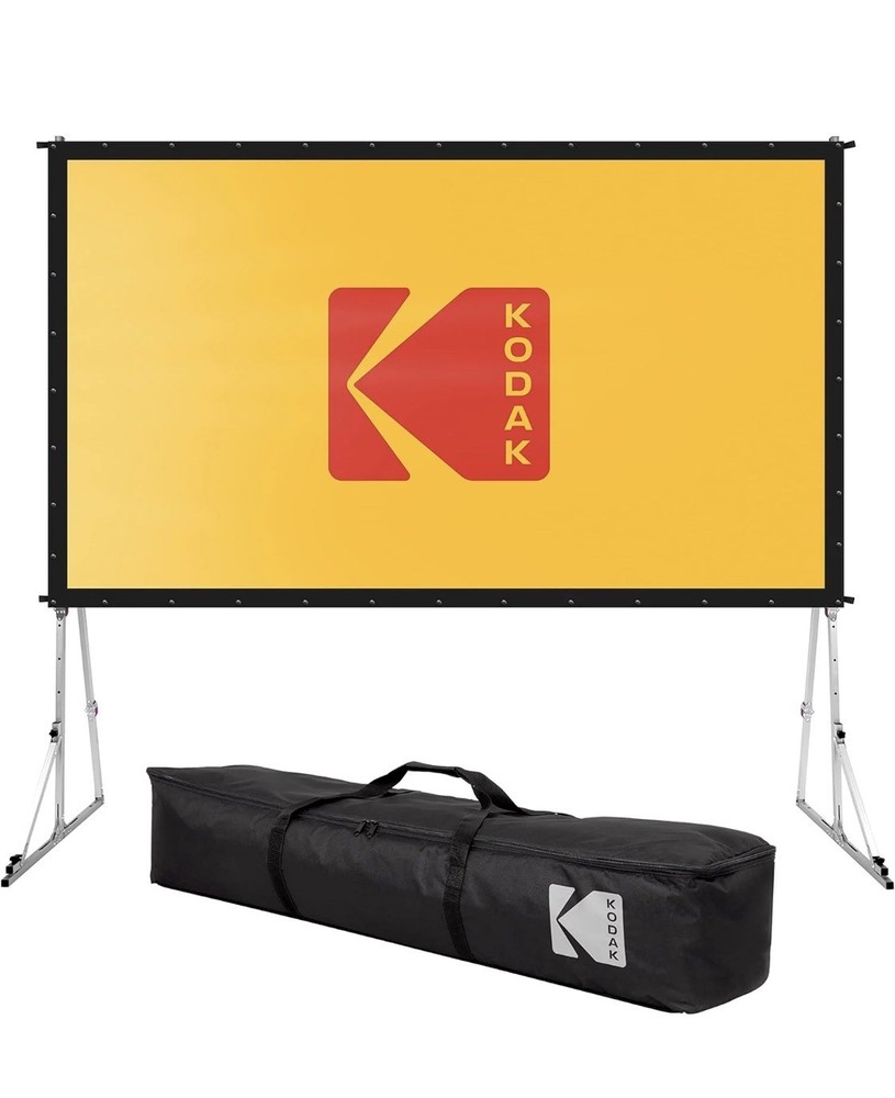 Kodak Portable Projection Screen 150” with Foldable Legs and Front Projection