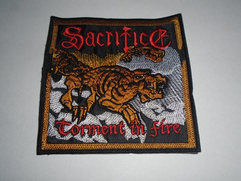 SACRIFICE TORMENT IN FIRE EMBROIDERED PATCH