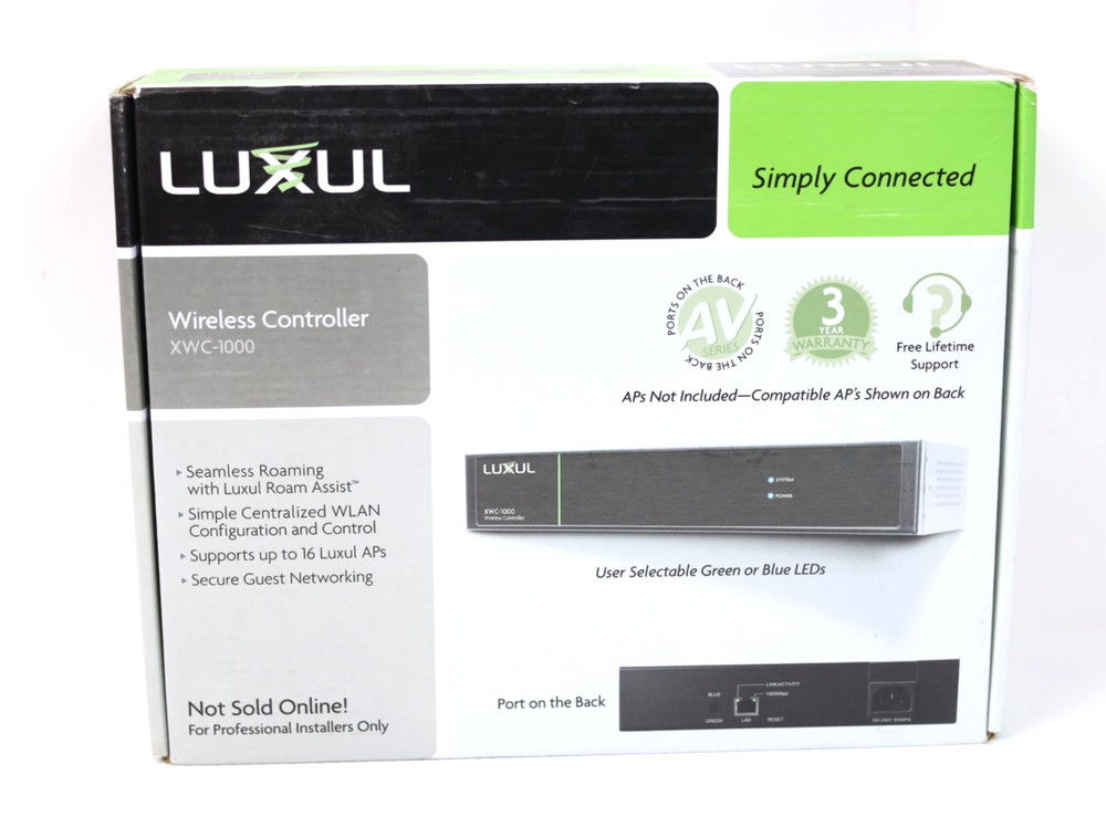 New Luxul XWC-1000 VERSION 2 Wireless Controller System Includes Rack Mount u927