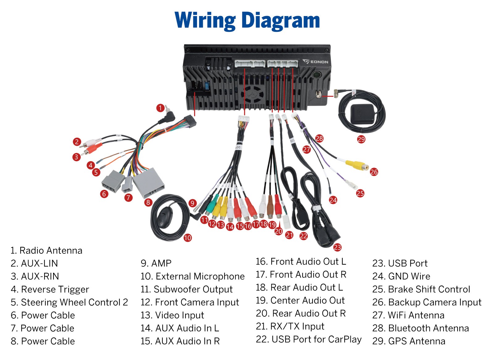 10.1" Touch Screen Carplay Android 14 For 06-11 Honda Civic Car Stereo Radio GPS