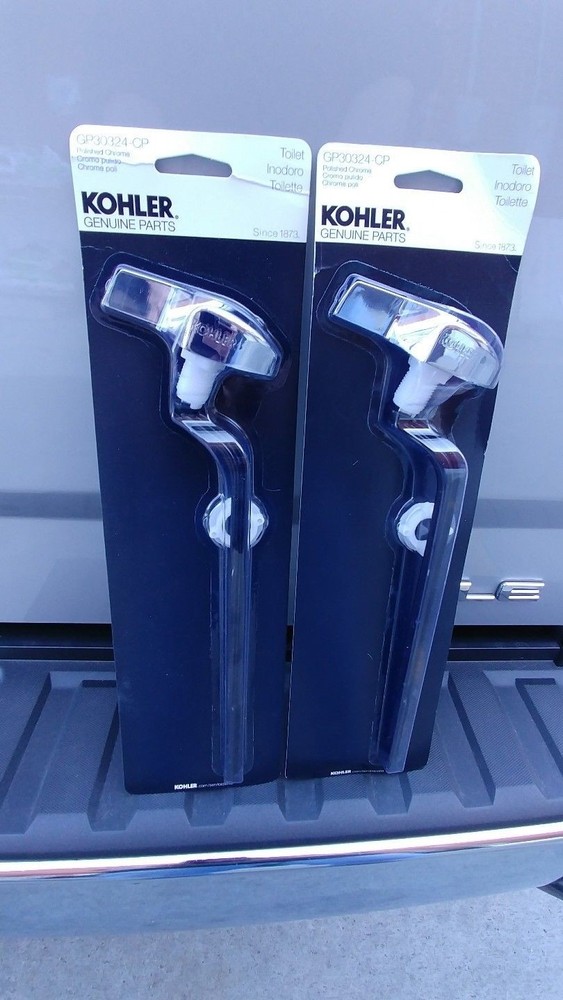 2 pack Kohler Flush Levers Chrome Finish GP30324-CP