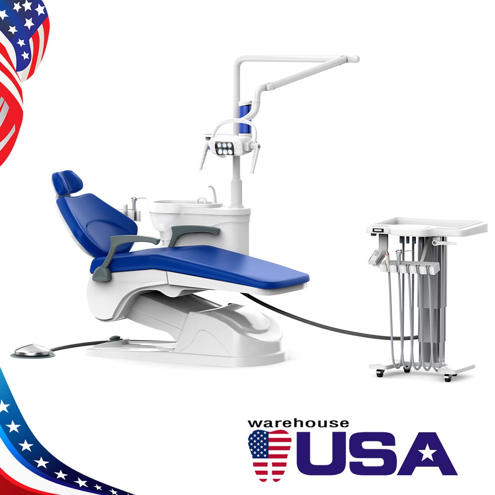 Dental Unit Chair DC Motor Computer Controlled/Delivery Suction Unit Compressor
