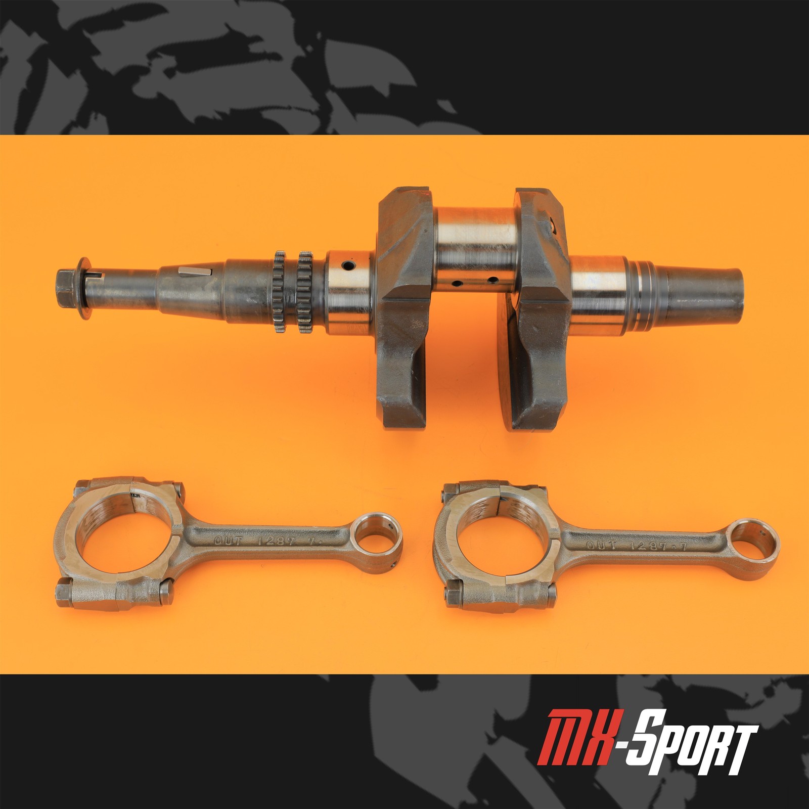 2005 05 Brute Force 750 OEM Crankshaft Crank Shaft Connecting Rods Engine