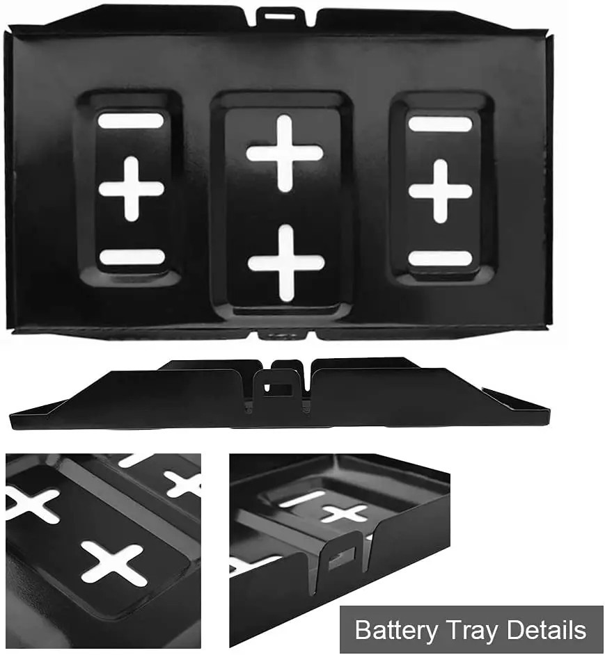 Universal Car Storage Battery Holder Adjustable Tray Hold Down Clamp Bracket