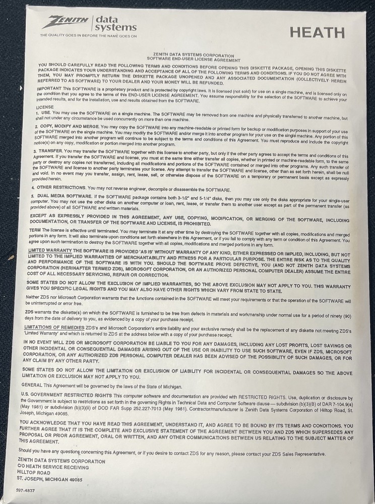 Vintage Microsoft MS-DOS Version 3 Programmer's Utility Pack software & manuals