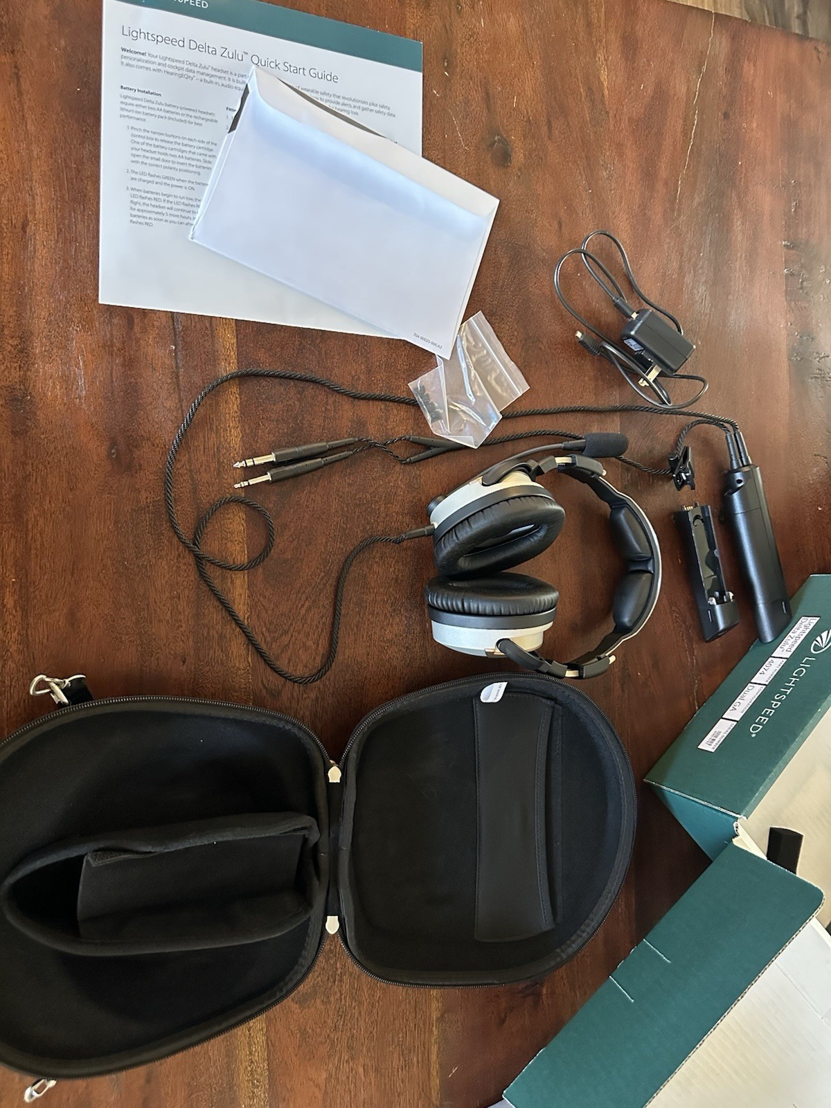 Lightspeed Delta Zulu 4074 Dual GA Headset