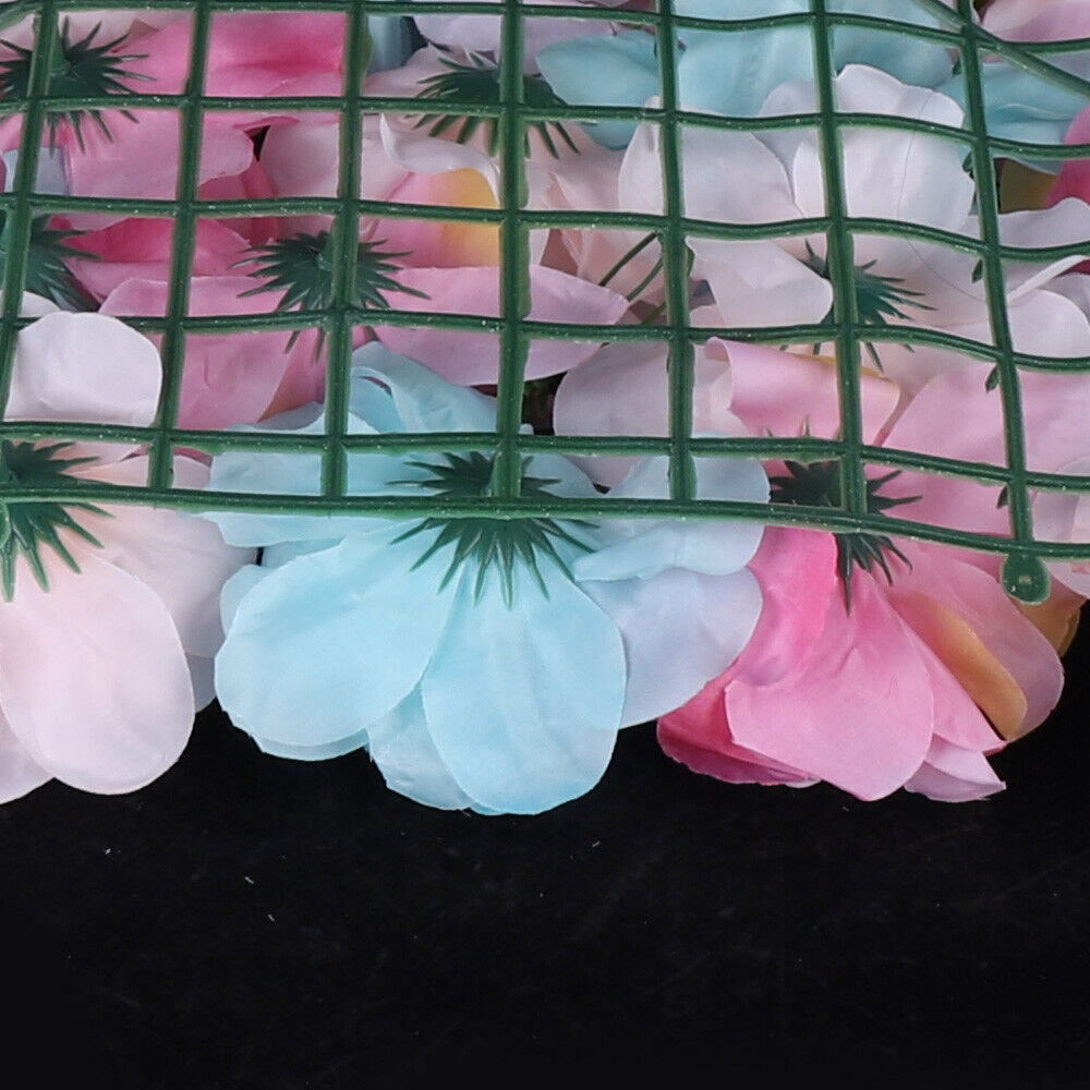 12Pcs Wedding Artificial Flower Wall Panel Hydrangea Rose Panel for Stage Decor