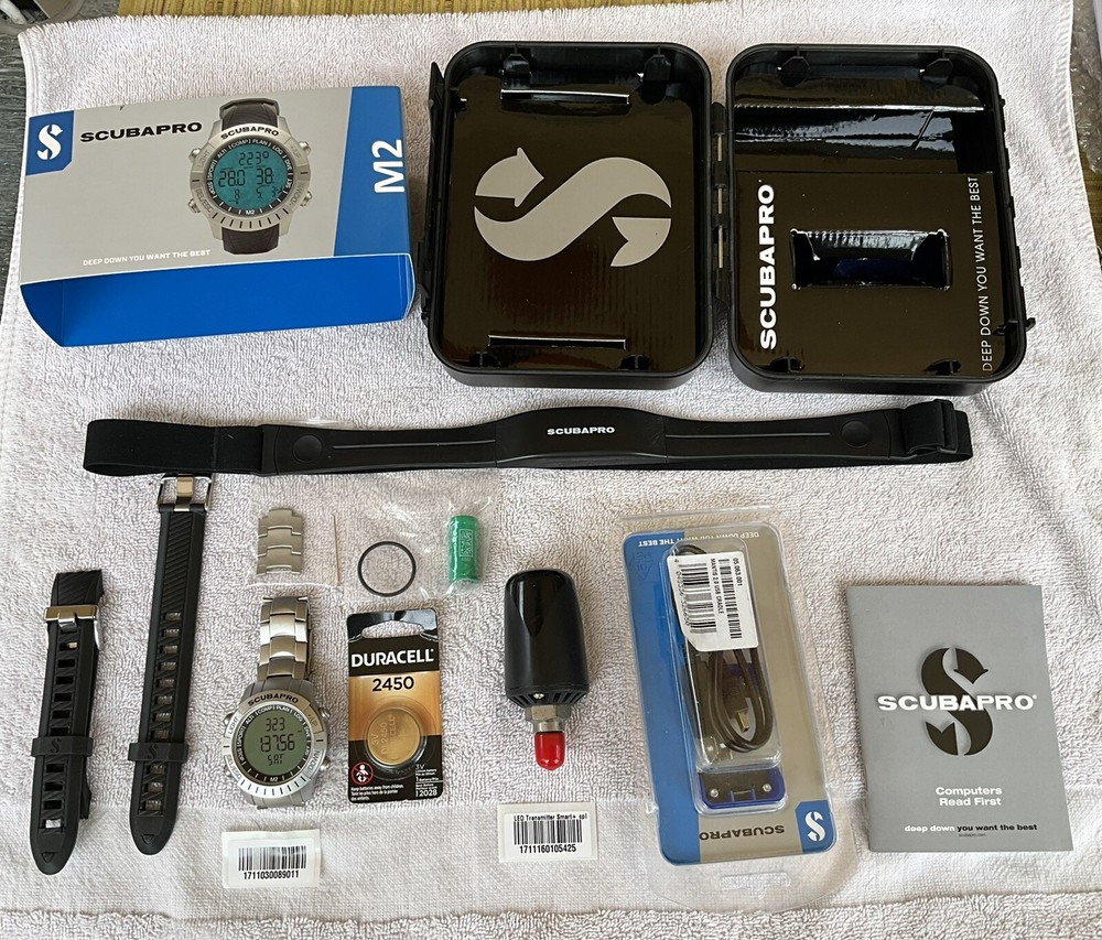 Scubapro Mantis 2.0 Complete Dive Watch, Computer & Accessories