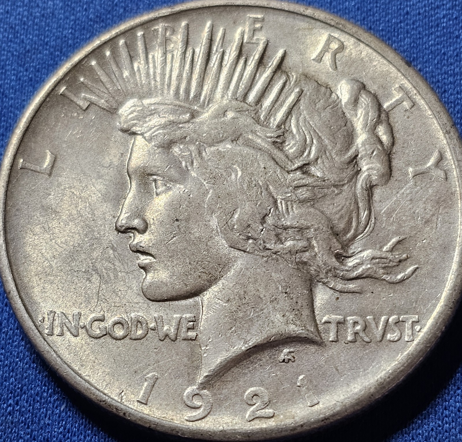 1921 Peace Silver Dollar. High Grade Example!