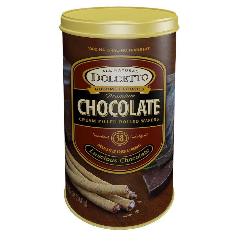 Chocolate Wafer Rolls, 12 OZ