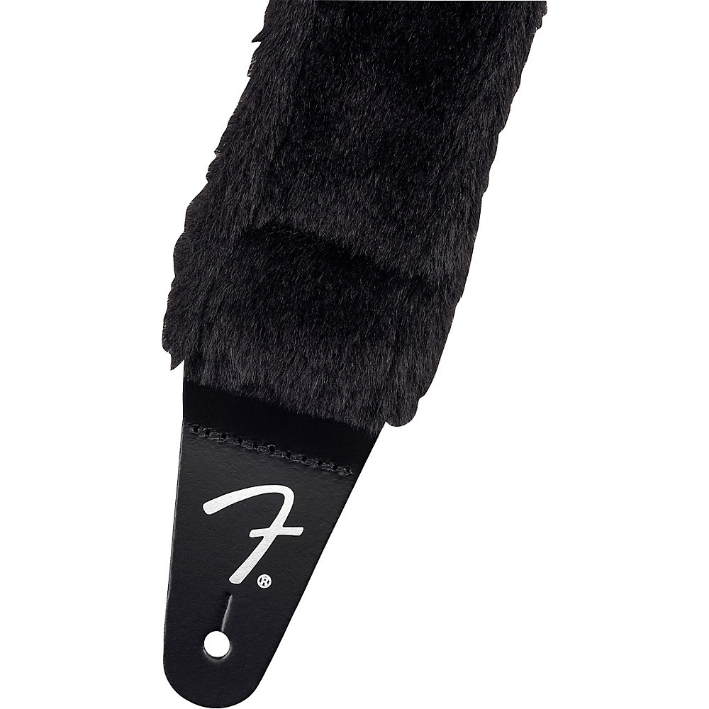 Fender Poodle Plush Guitar Strap Black