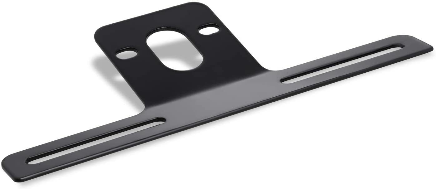 Steel License Plate Bracket with Light Mount for Trailers Trucks Cars
