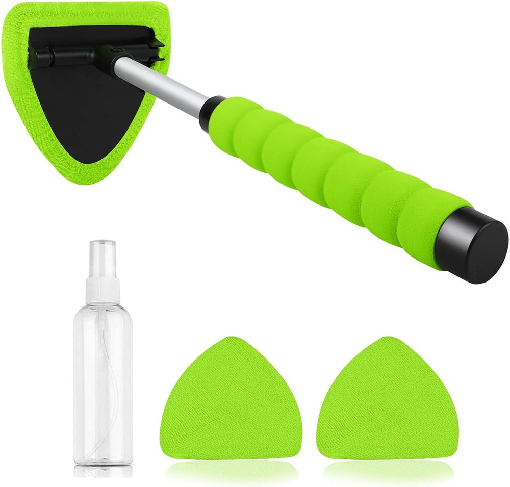Multifunctional Windshield Cleaner Tool Kit,with 4 Reusable Extendable Handles