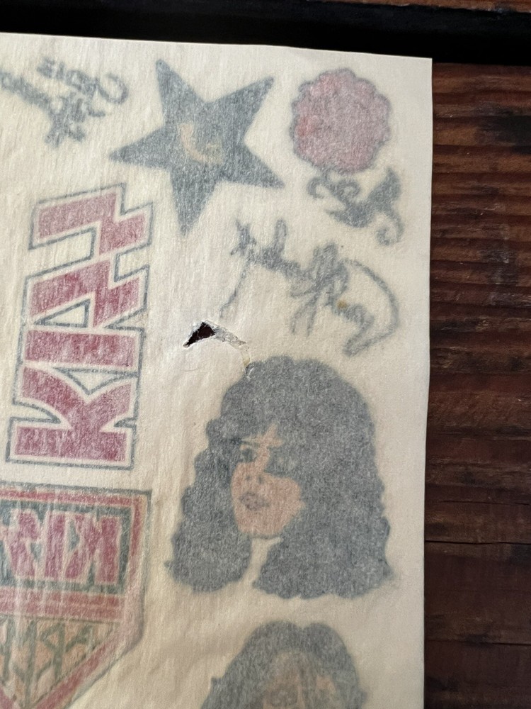 Vintage 1970’s KISS Stickers & Tattoos