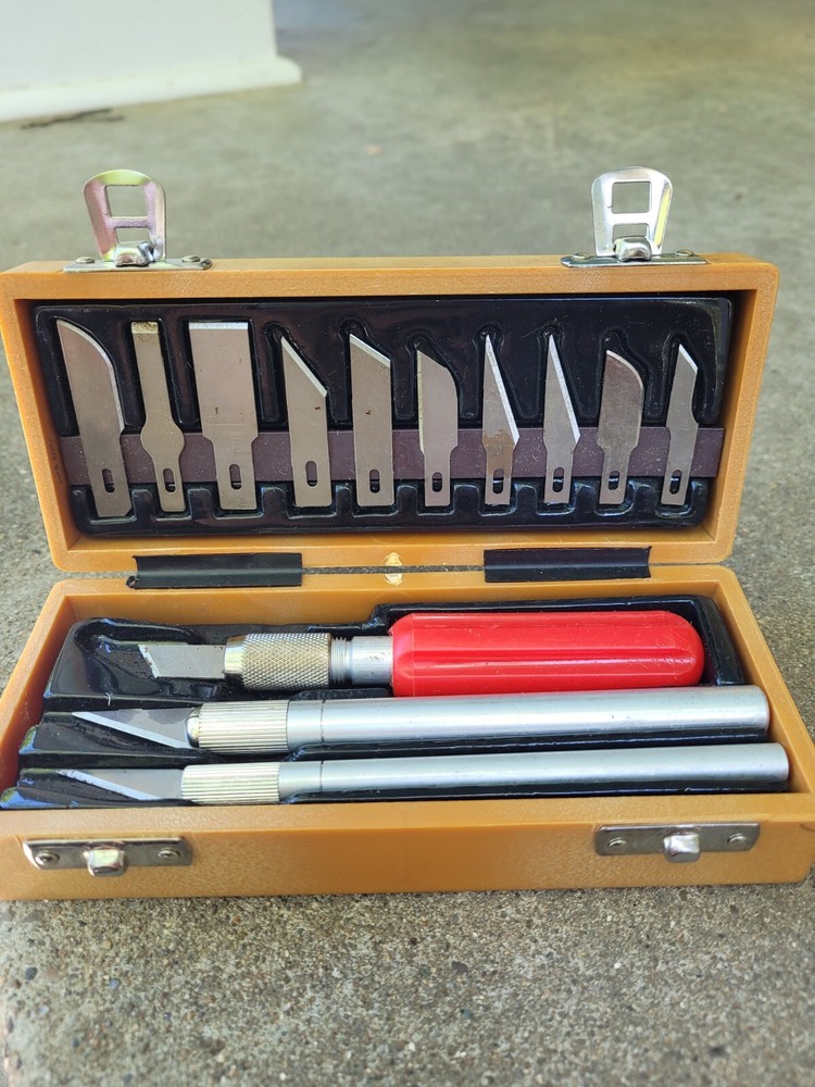 Wood Working Razor Kit With Extra Blades