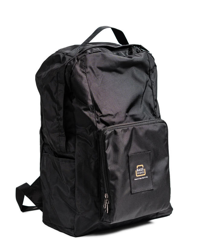 Bags in Bag Foldable BackPack Black