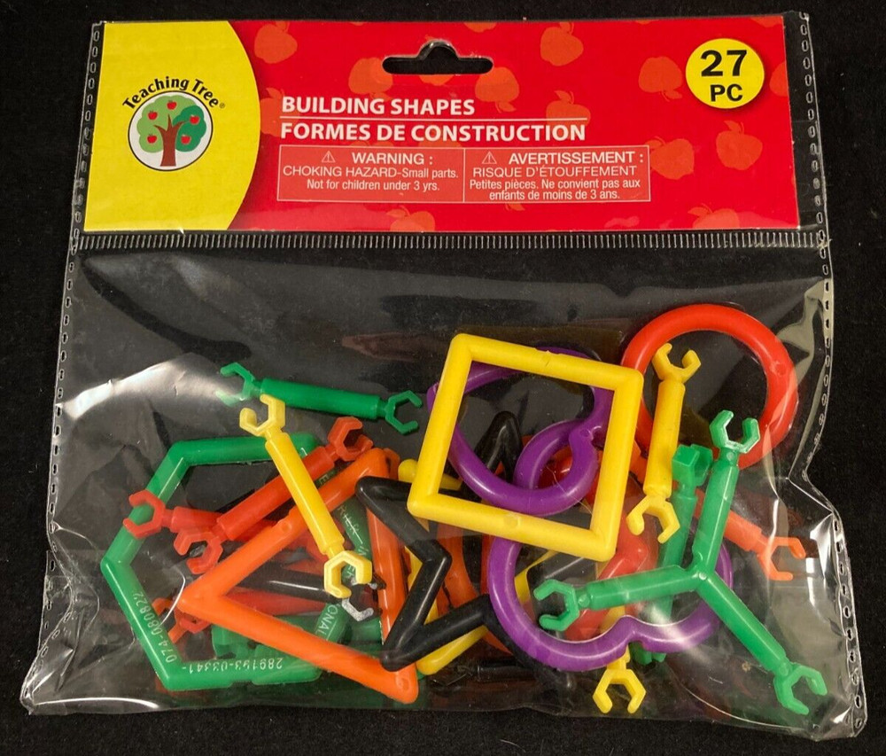Teaching Tree - Building Shapes - 27 Pieces - Different Size Shapes
