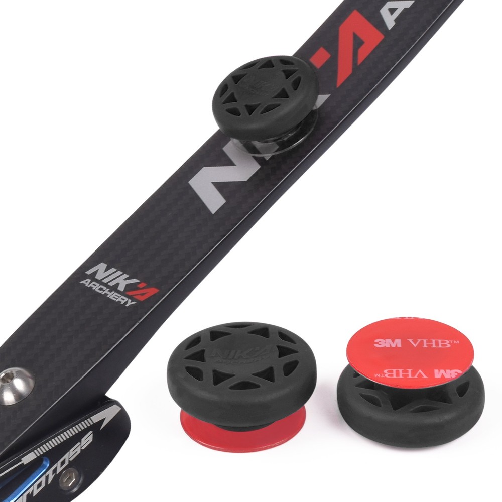 1pair Archery Bow Stabilizer Solid Rubbe Limbs Vibration Damper for Compound Bow