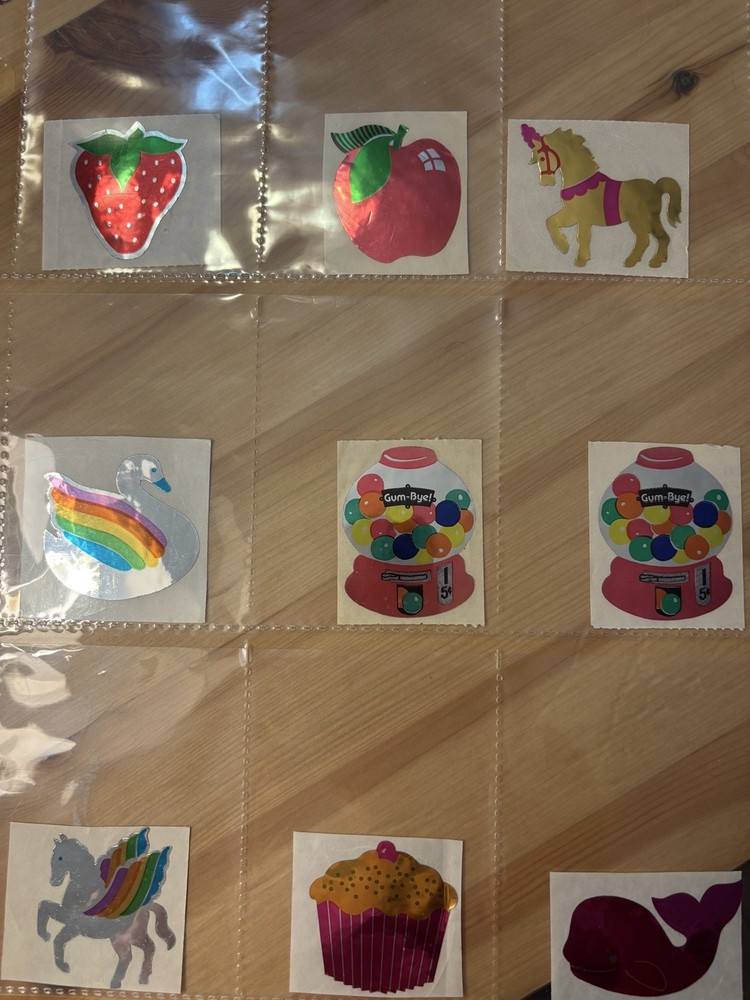 Vintage Sticker Set Lot Rares