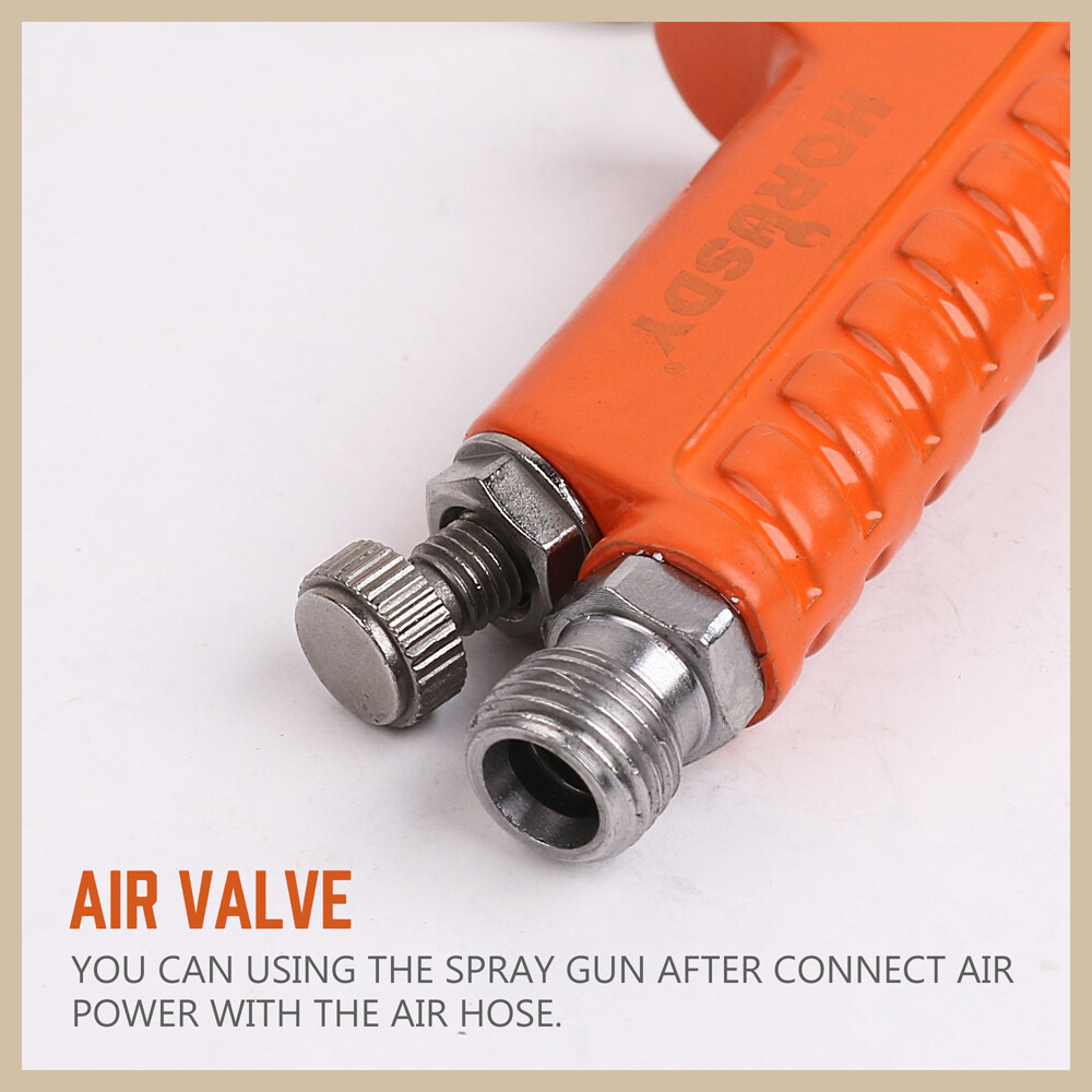 Mini Air Spray Gun HVLP 0.8MM Auto Car Detail Touch Up Paint Sprayer Spot Repair