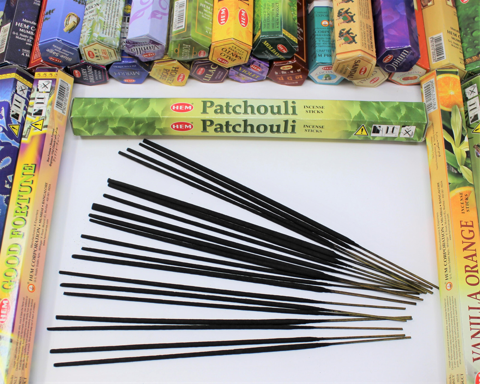 Hem Incense: Pack of 20 Sticks. CRAZY SALE OFFER - BUY 4 GET 4 FREE!