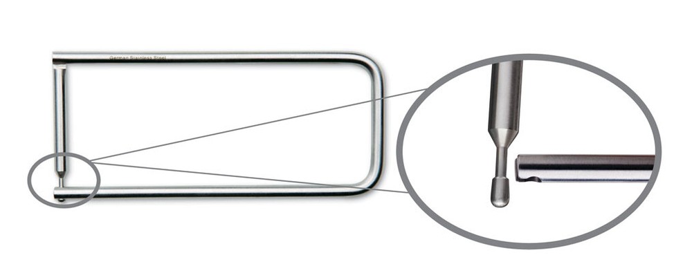 Instrument Stringer, 5" x 12" with Ball Tip Side Lock, Premium