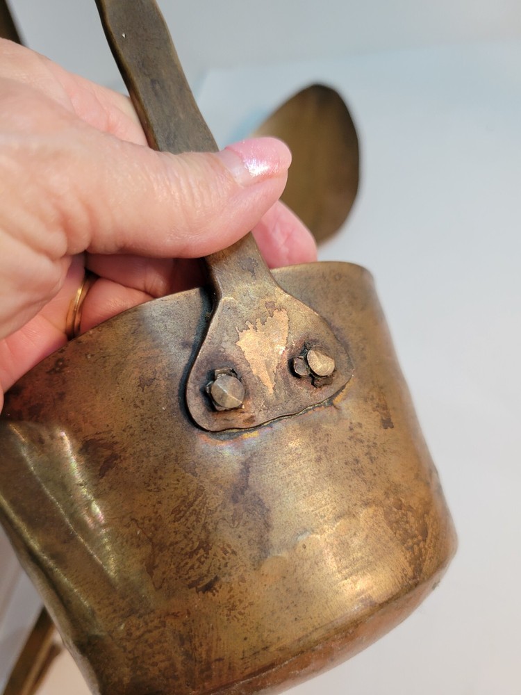 Copper Spoon & Dipper/Ladle with Long Handles