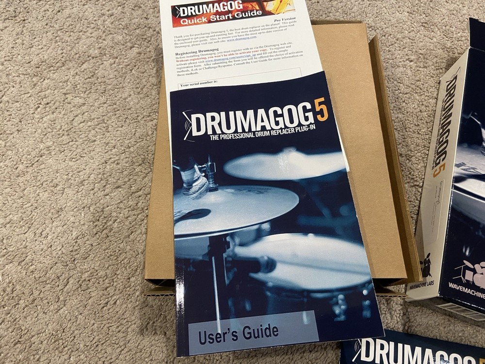 Drumagog 5 WaveMachine Labs Drum Replacer Plug-In Vintage Audio Software