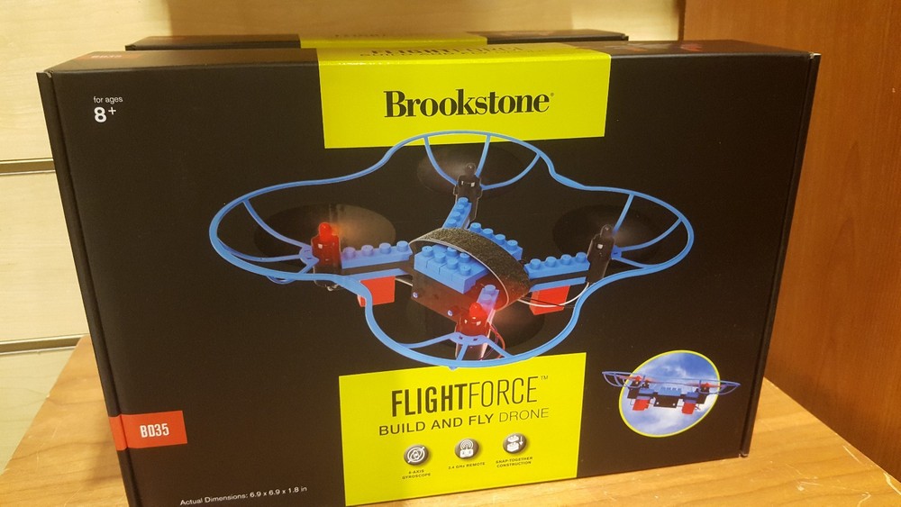 Brookstone Flightforce BD35 Build & Fly Drone Brand New