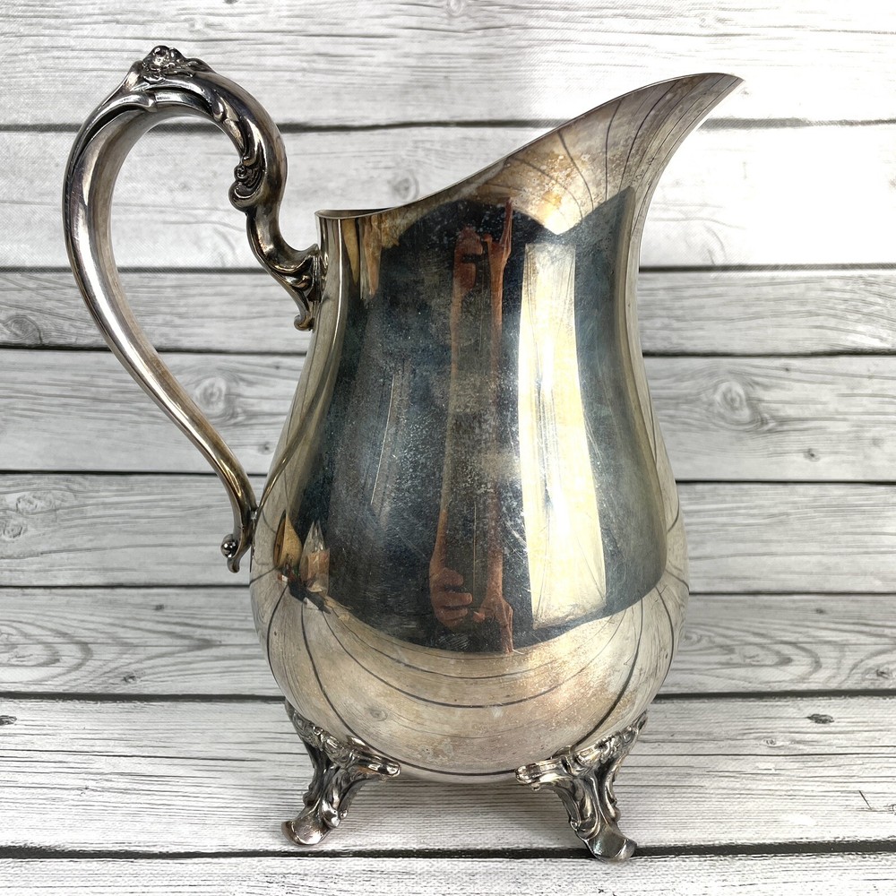 Vintage Silver Plated Pitcher FB Rogers silver co # 1117