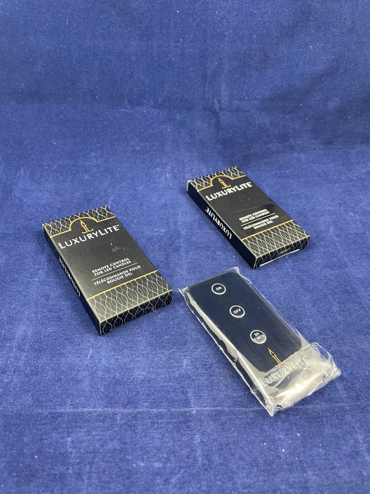LuxuryLite Hand Held Remote Control for LED Candle Two Pack