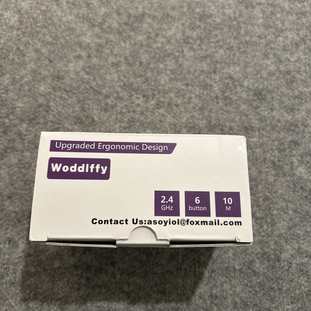 Woddlffy Upgraded Ergonomic Vertical Wireless Mouse Blue