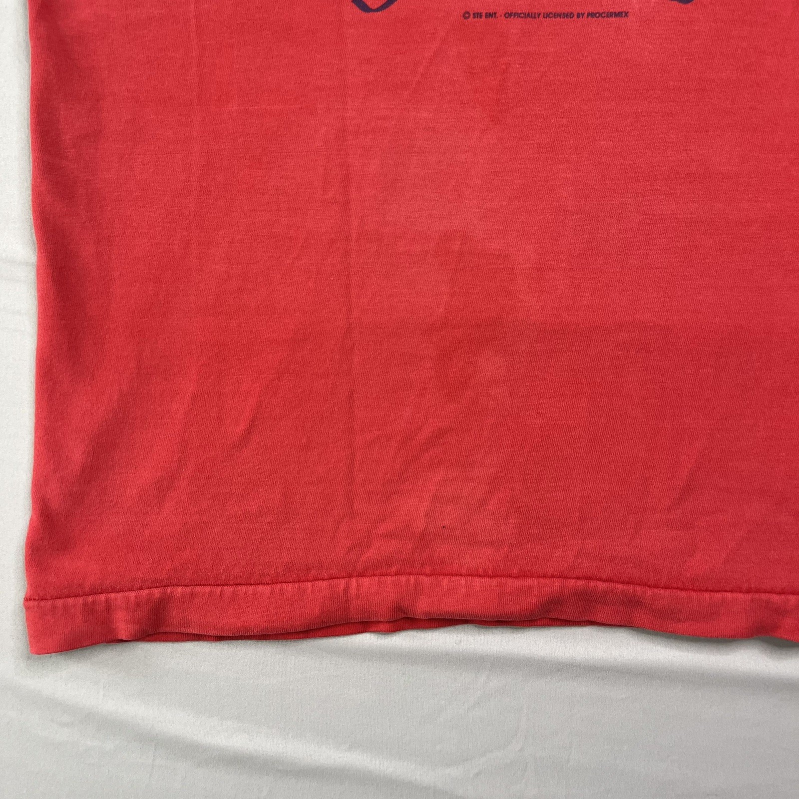 Vtg Corona Beach Club Tank Top Mens Large Red Distressed Baja California Mexico