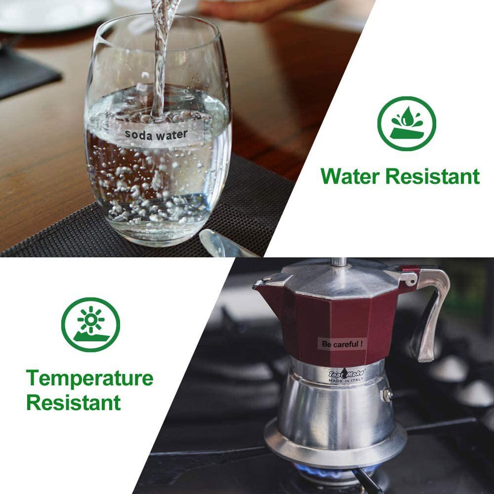 Compatible with Brother TZ Tape P-touch Laminated Cartridges all Colors Label