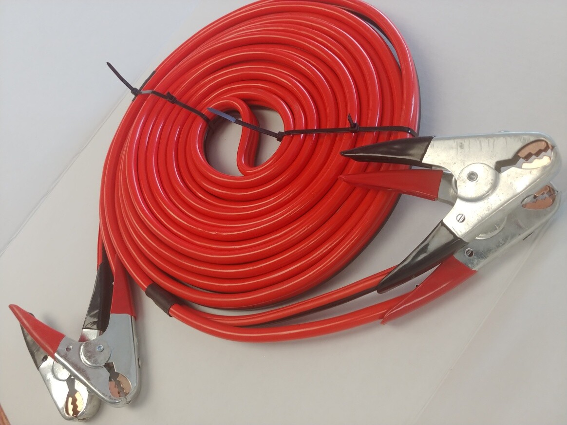 30ft Commercial Booster / Jumper Cables 1200 Amp 1Ga,  Quick Connect 2pc Set
