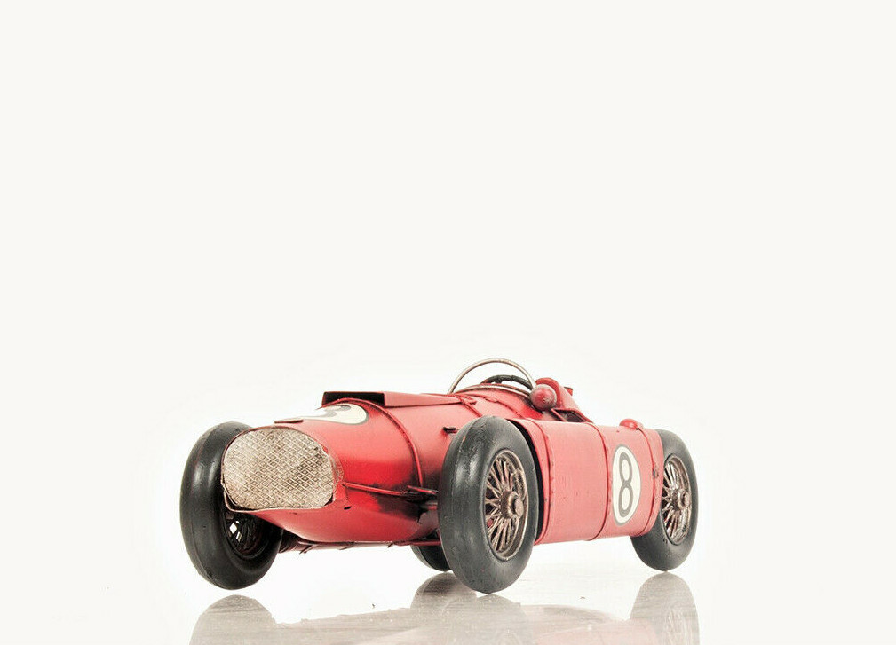 1954 Ferrari Lancia D50 Metal Model 13" Grand Prix Formula One Racing Car New
