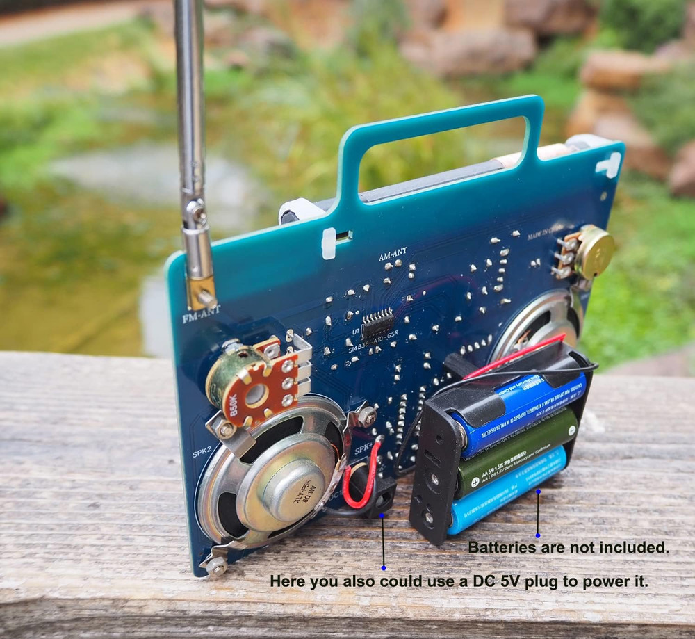 AM/FM Radio Kit | Soldering Project DIY Kit for Practicing Teaching Electronics