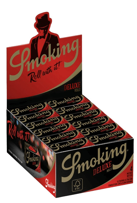 Smoking Deluxe Rolling Paper Regular 25 Pack 50 CT