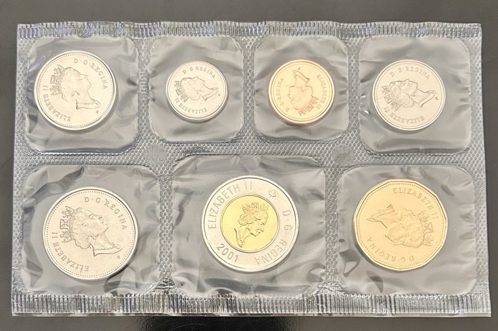 2001 Seven Coin RCM Uncirculated Canada