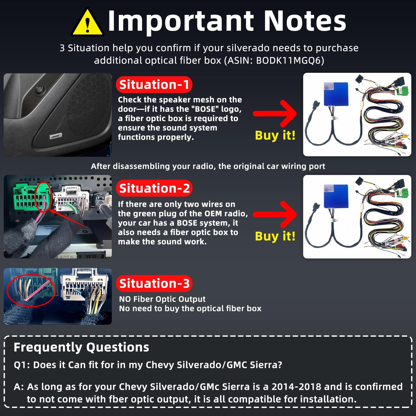 Carplay Car Stereo Radio For 2014 2015 2016 2017 2018 Chevy Silverado GMC Sierra