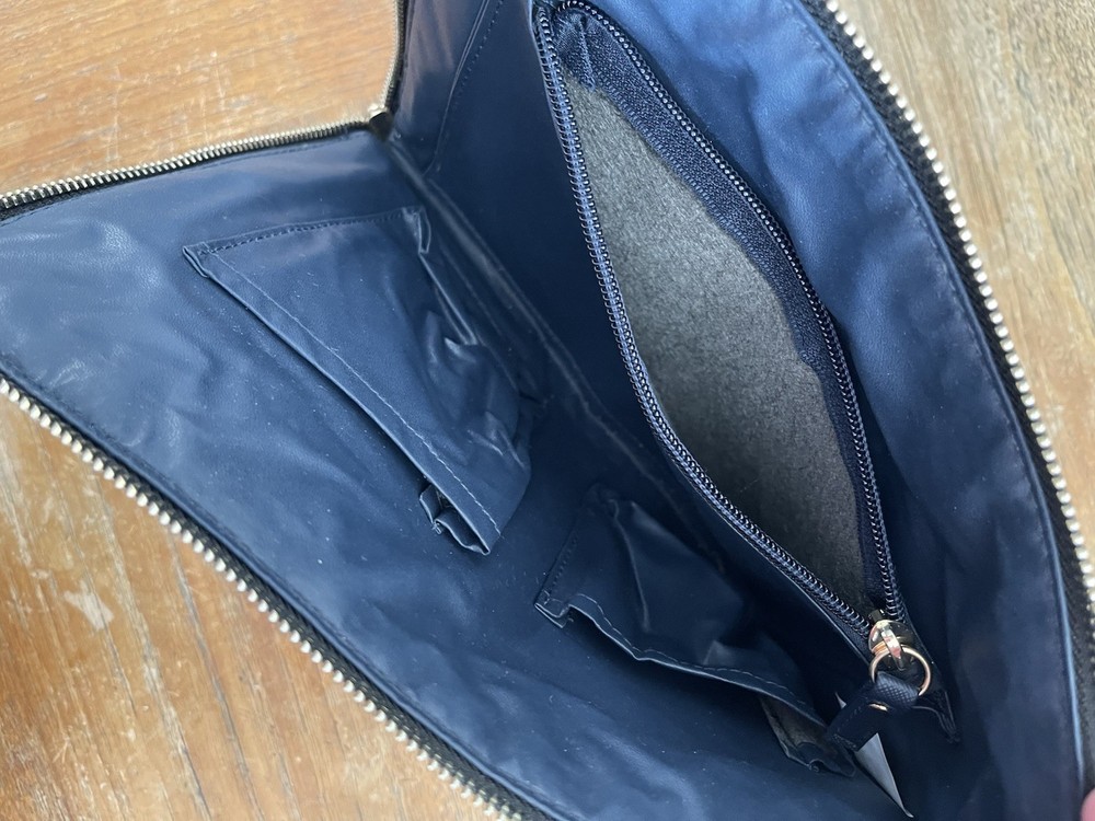 Scout - Two Side Zip File Tech Case Navy Blue 10.5" x 7.5"