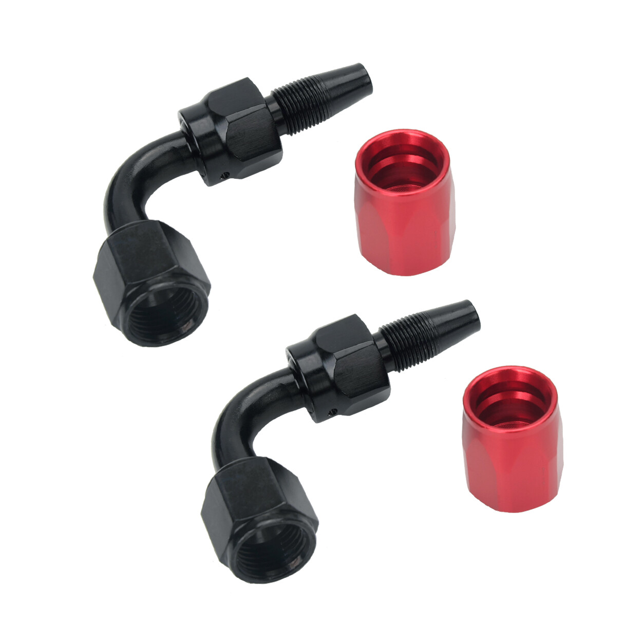 Fuel Line Kit Braided Nylon Fuel Hose 4AN 6AN 8AN 10AN CPE 10FT 20FT Black Red