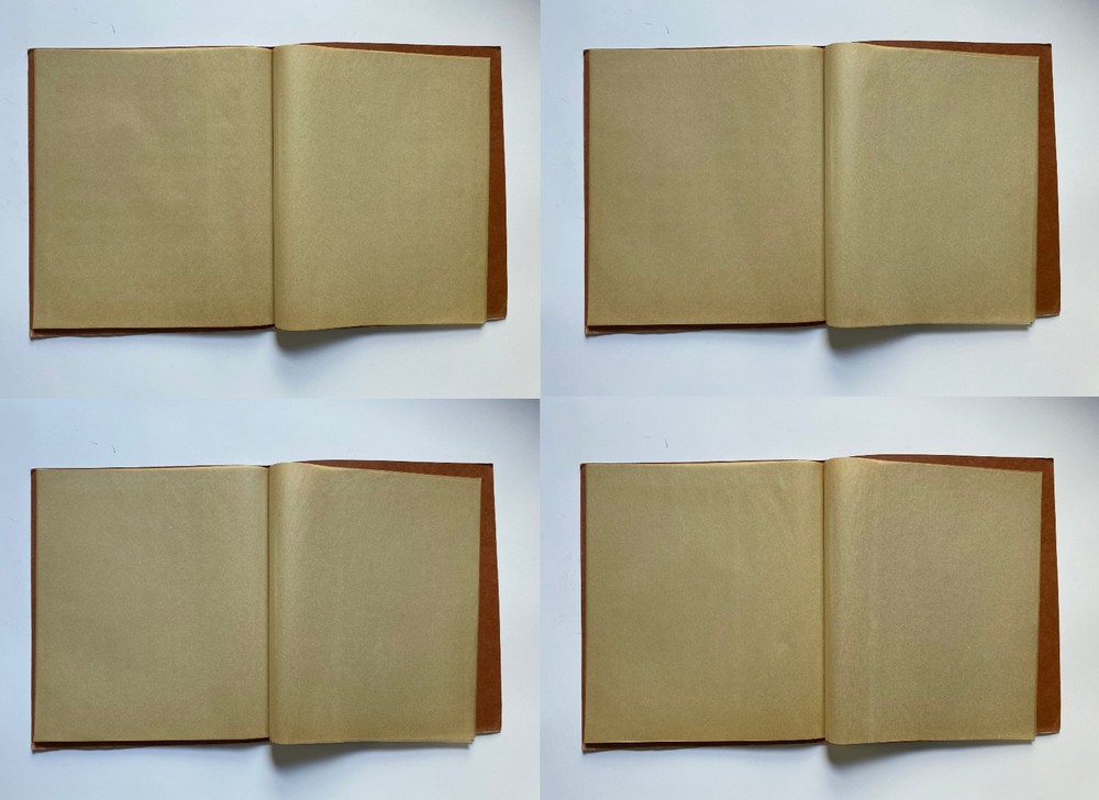 VINTAGE MINT SHEET FILE - CAPACITY 24 PAGES WITH SINGLE POCKETS 11.25" x 9.75"