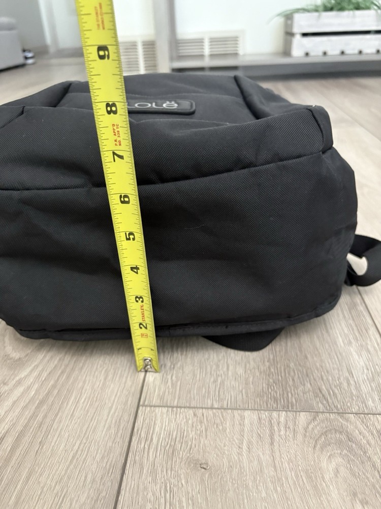 Lole Quilted Backpack Padded Back Shoulder Laptop Black